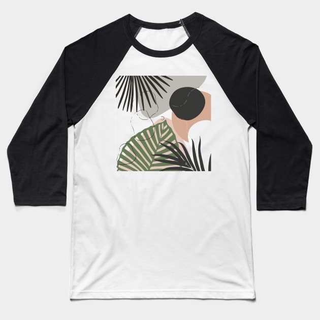 Foliage Baseball T-Shirt by Art by Ergate